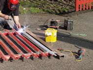 On Site Steel Gate Welding